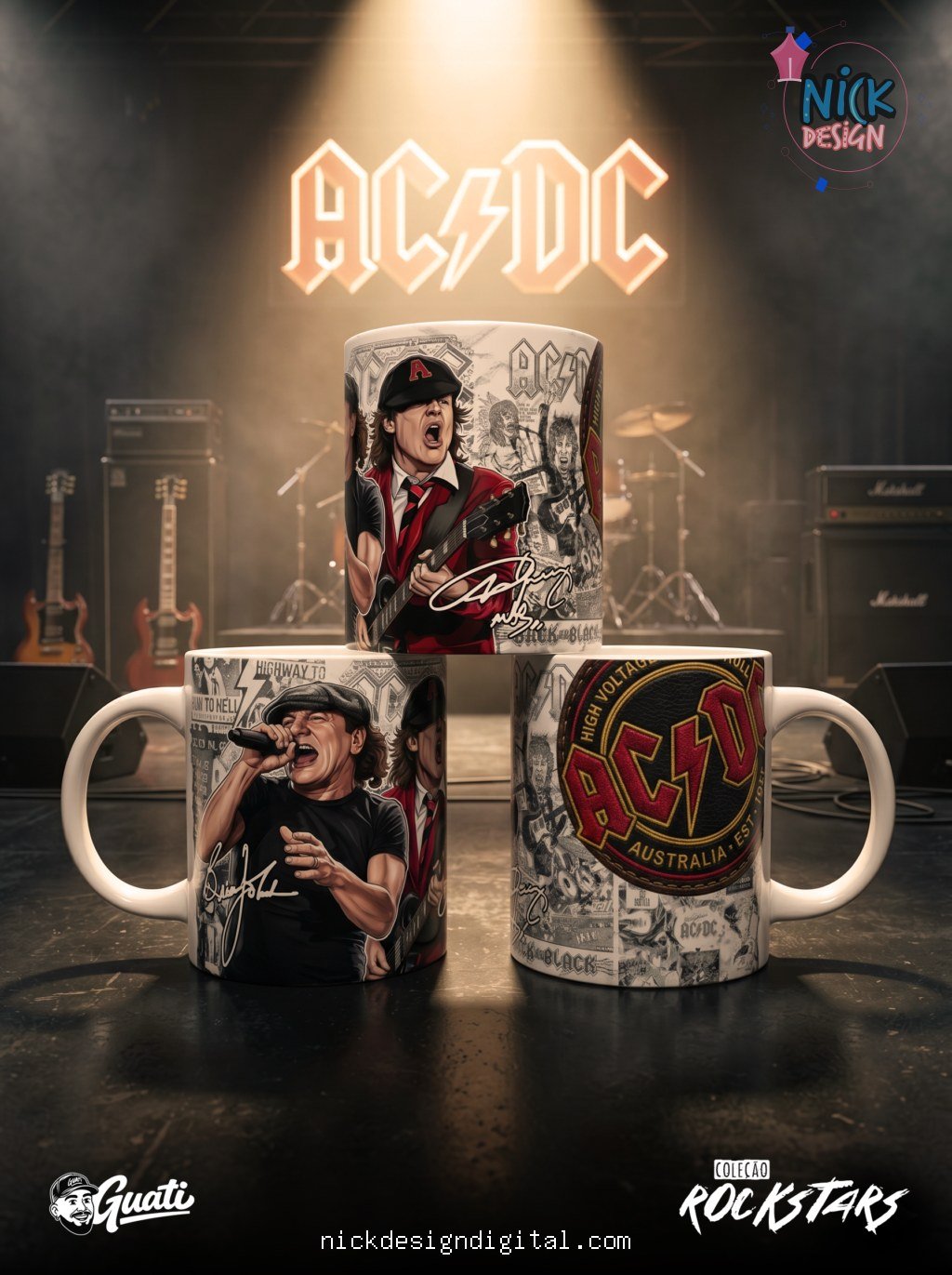 Rockstars Vol. 1 - Artes para Canecas - Imagem 2