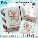 Caderno A5 + Bloquinho - Metamorfose N1 (Jana Bicalho)