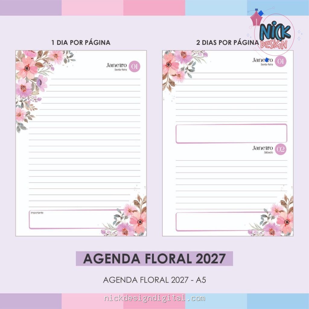 Agenda Floral 2027 - Imagem 2