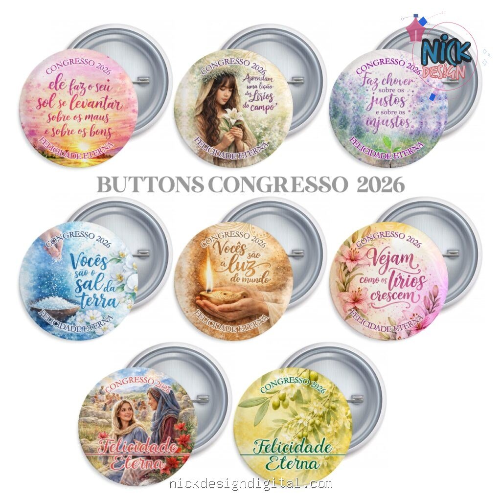 Pack Buttons - Congresso Regional 2026 - Imagem 4