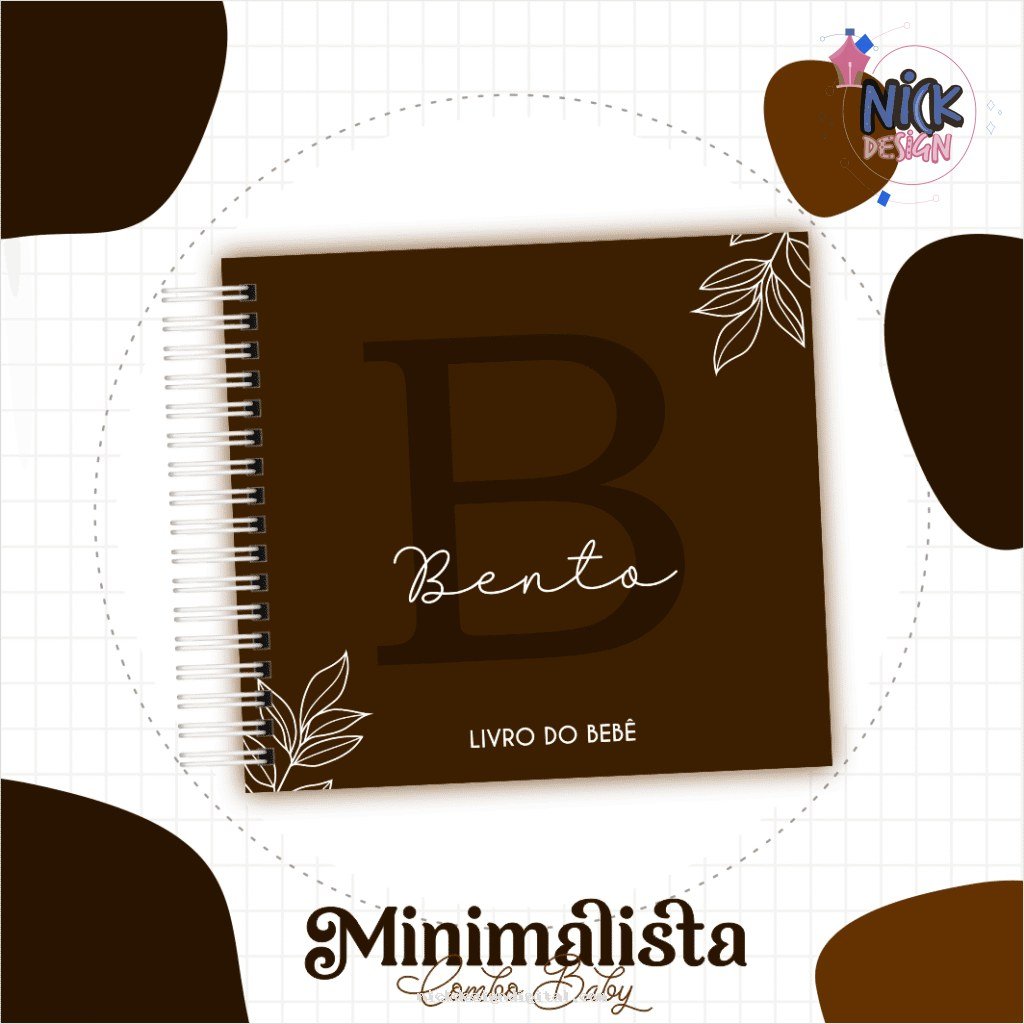 Minimalista Marrom - Kit Maternidade - Imagem 1