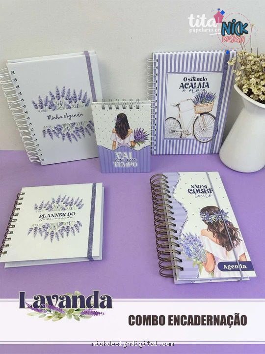 Lavanda - Combo Encadernação (Tita)