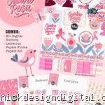 Outubro Rosa 2025 - Combo Ilustrações e Papéis (Tita)