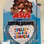 Kit cartão gigante Jesus o melhor Amigo