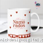 Namorados M1 - Pacote Artes para Caneca