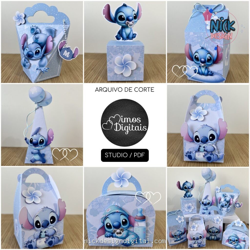 Stitch Chá de Bebê - Kit Festa Pronta - Imagem 1
