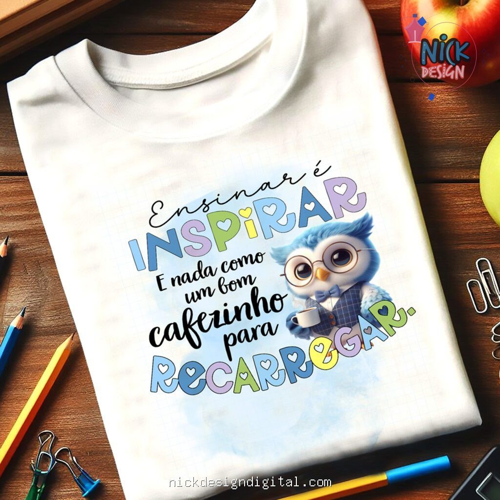 Artes Camiseta Dia dos Professores 2025 - Imagem 7