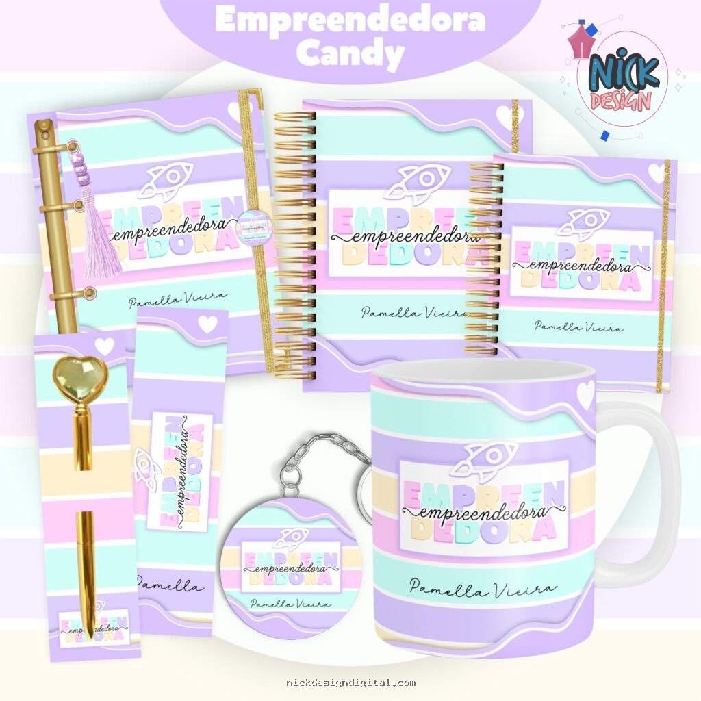 Combo Empreendedora Candy - Encadernação (Pamella) - Imagem 1
