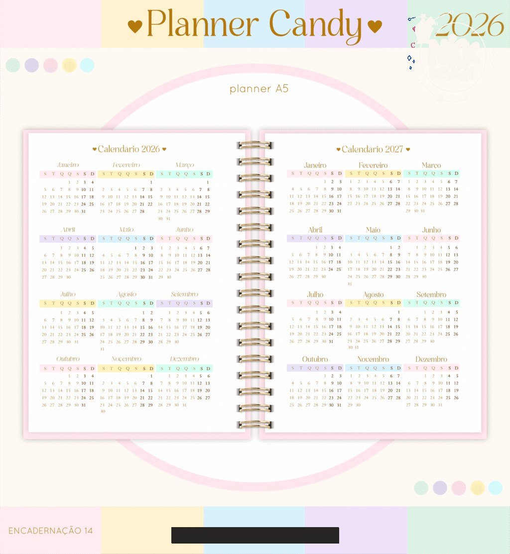 Planner A5 2026 (Lina) - Imagem 15