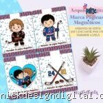 Marcadores de Páginas Magnéticos Inspirados em Heated Rivalry
