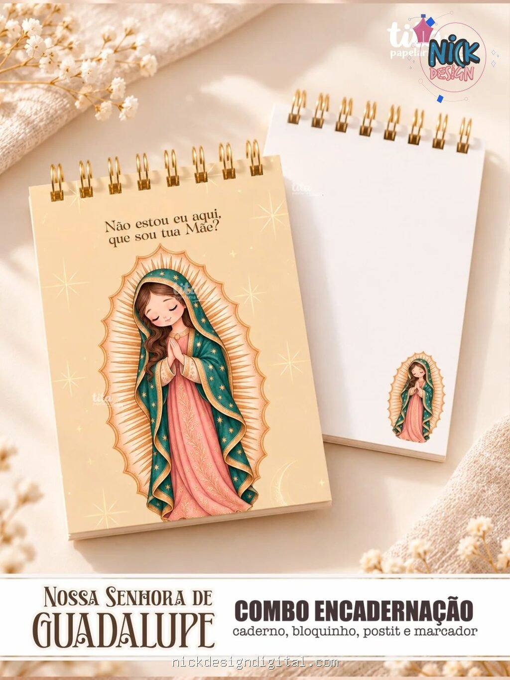 Santos - Nsra de Guadalupe - Encadernação (Tita) - Imagem 3