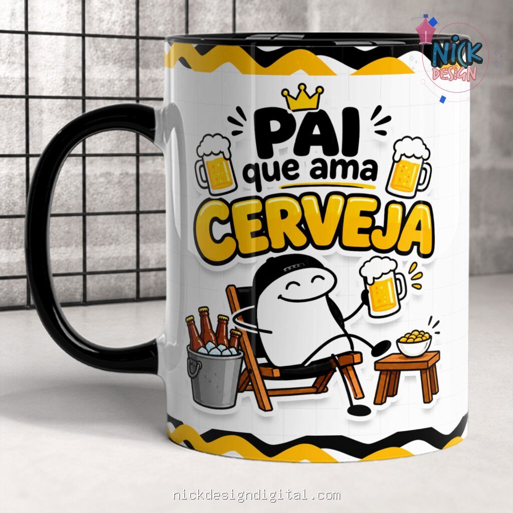 COMBO Pai, Flork divertido 2026 - Artes para Canecas - Imagem 9