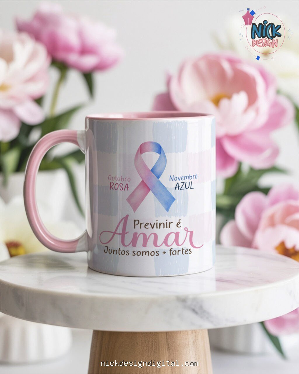 Kit Canecas Outubro Rosa V7 - Imagem 9