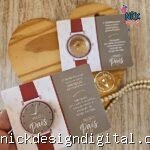 Cartao Relógio para Mini Creme - Dia dos Pais