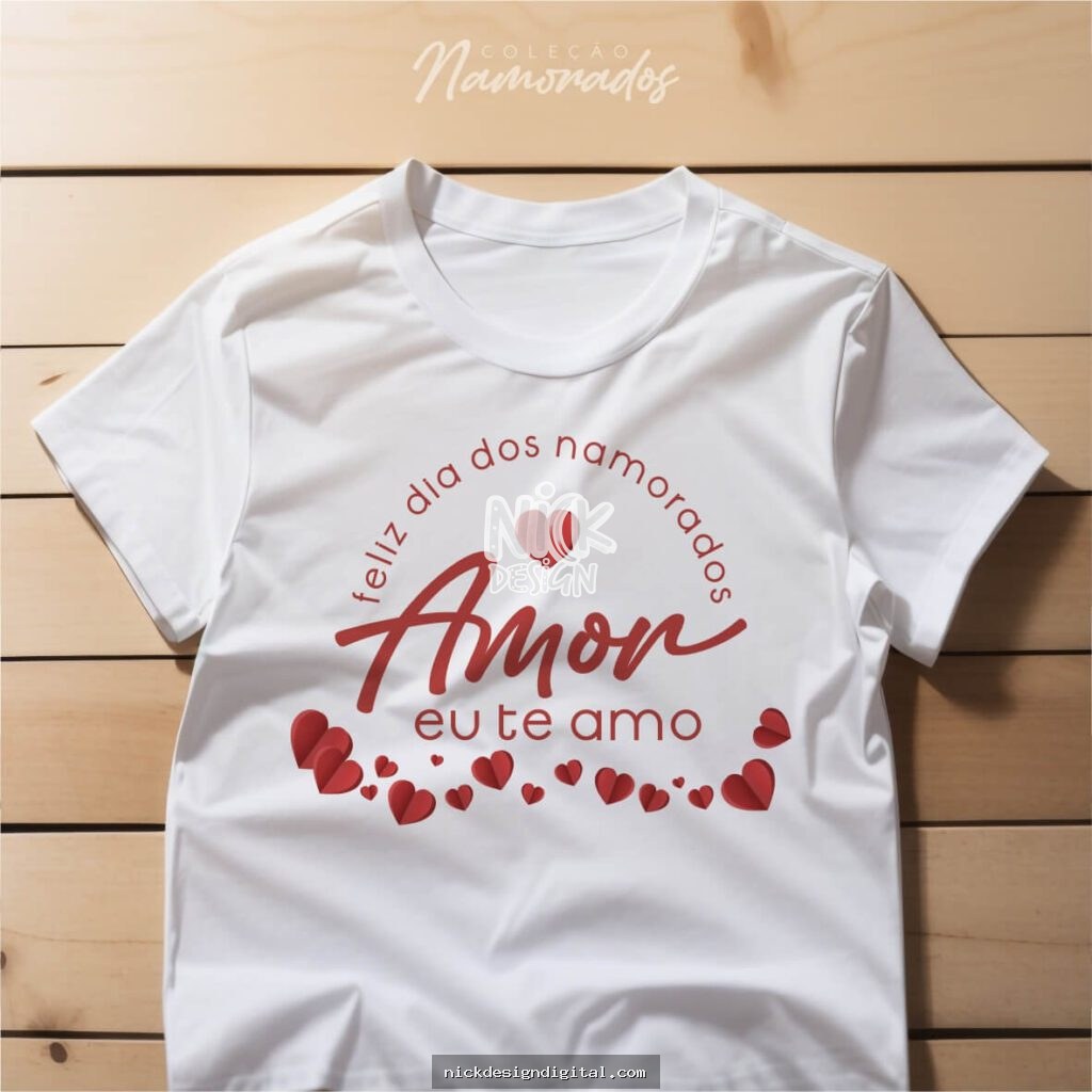 COMBO de Artes Camisetas Personalizadas Namorados V24 SEM FOTO (Vintage)