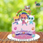 Super Kitties - Topo de Bolo
