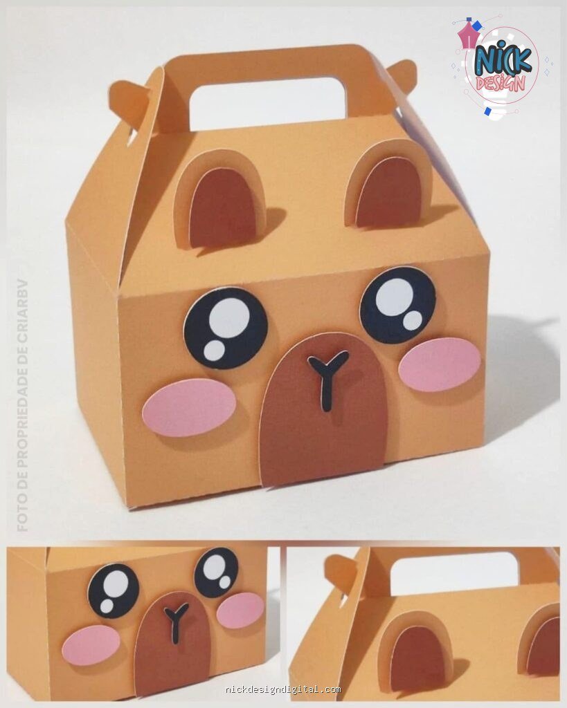 Caixa Maletinha Capivara - Imagem 1