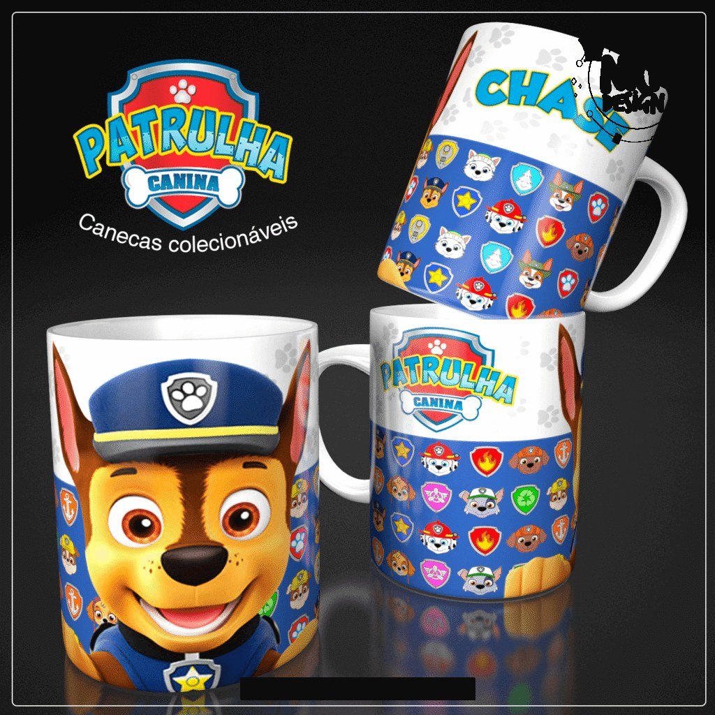 Patrulha Canina - Artes Canecas - Imagem 8