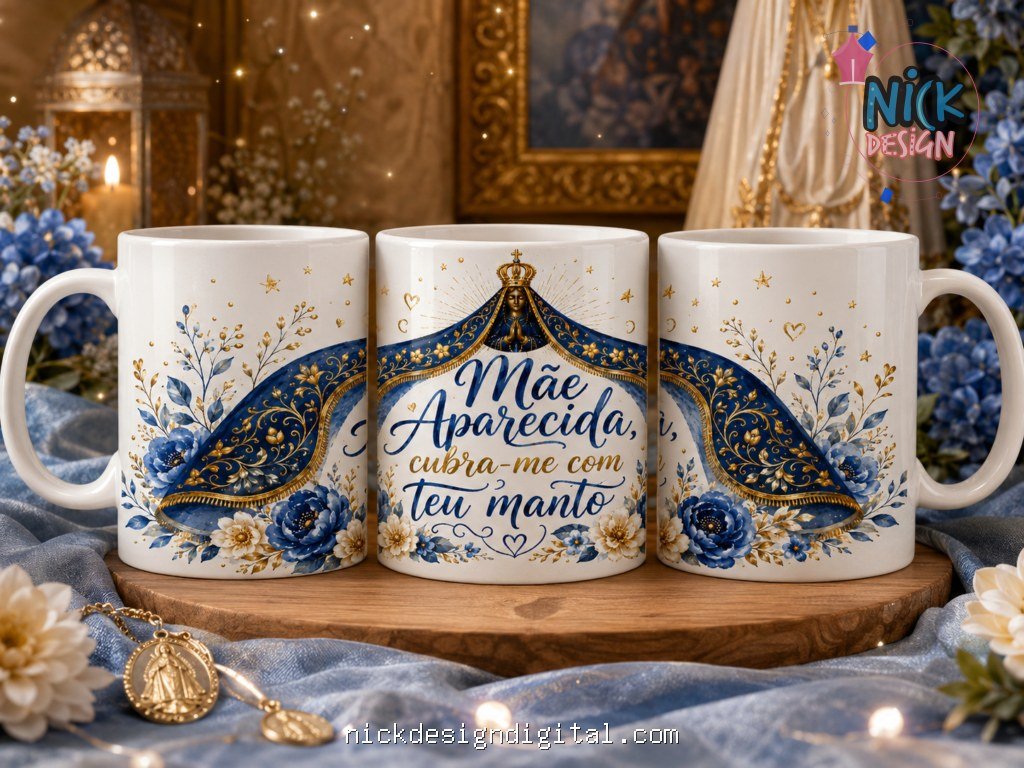 Pack Nossa Senhora Aparecida 2026 - Artes Canecas - Imagem 29