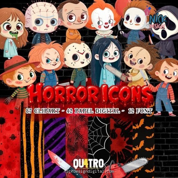 Horror Icons Movies – Kit Digital