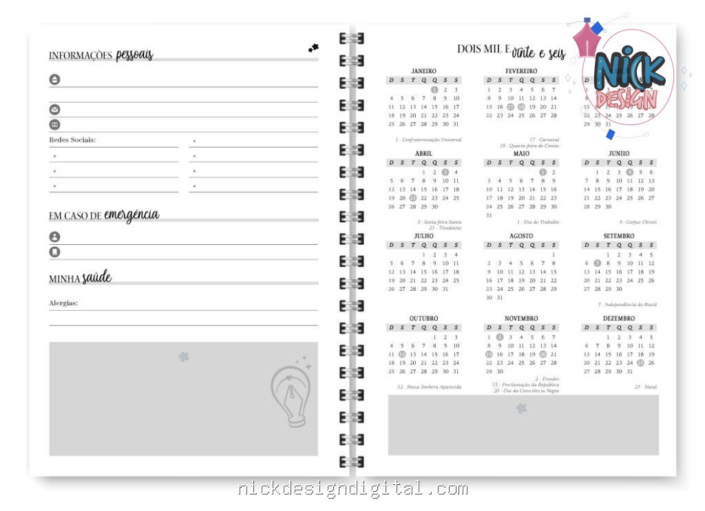 Agenda Spring 2026 (Trilha de Papel) - Imagem 34