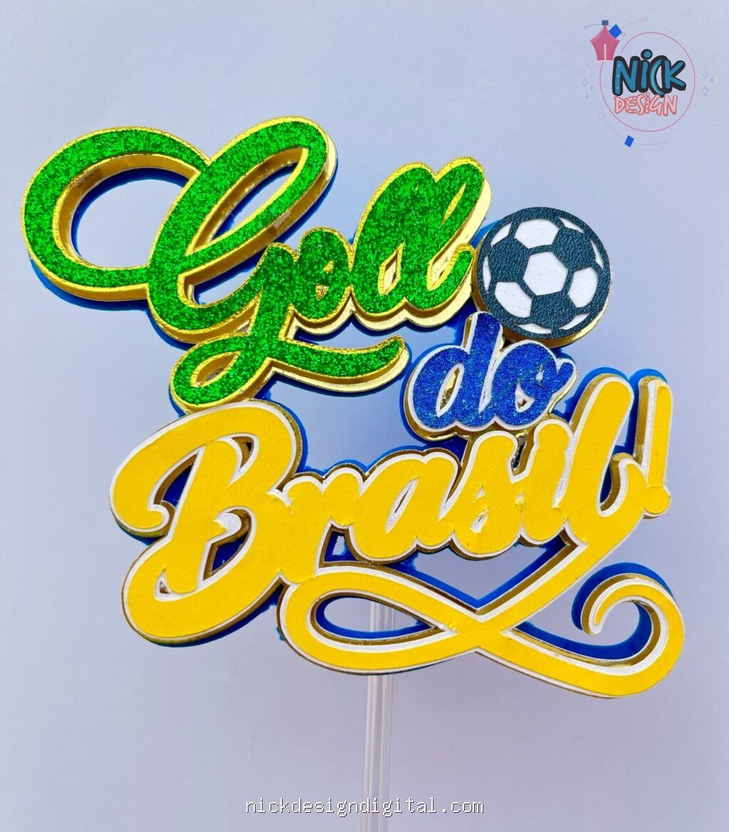 Pack Copa do Mundo - 14 Topos de Bolo - Imagem 8