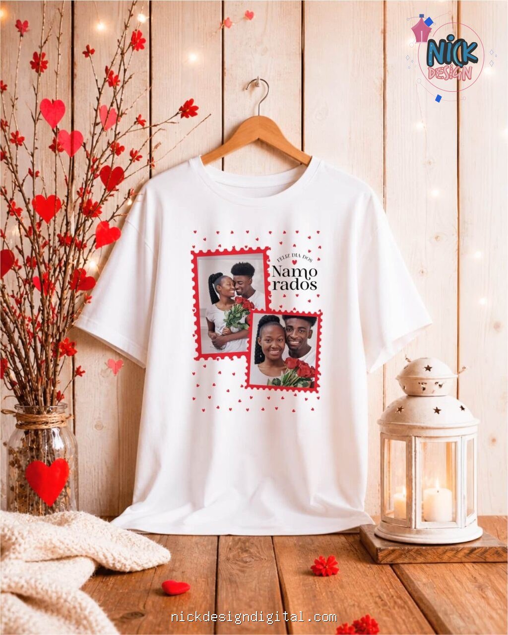 Namorados V7 COM FOTO - Artes para Camisas - Imagem 12