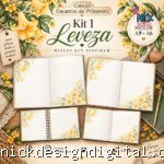 Leveza Kit 1 - Miolos A5 | A6 - Col Encantos da Primavera