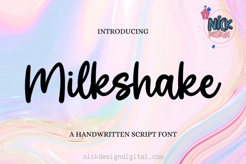 Milkshake - Fonte p/ Instalar - Imagem 1