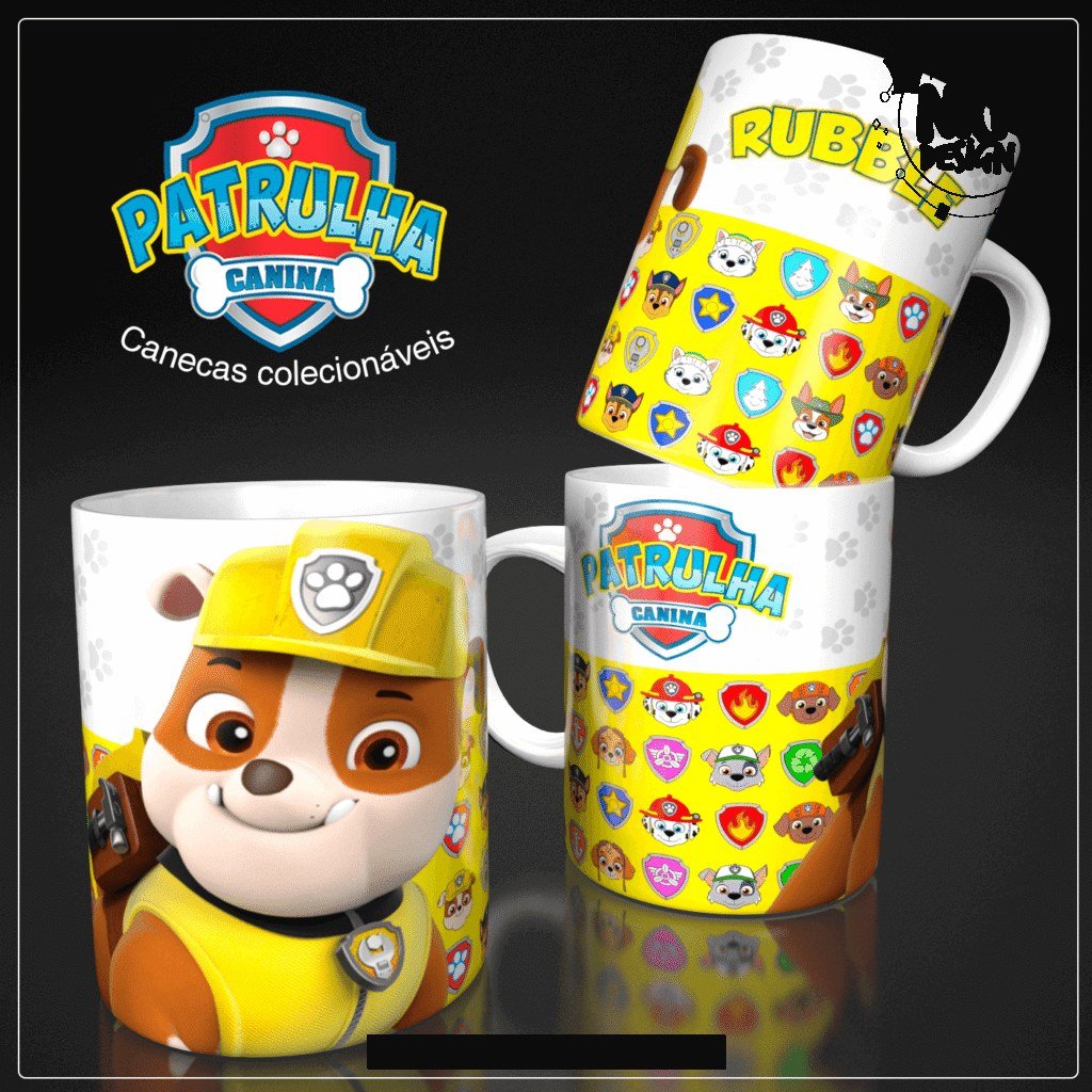 Patrulha Canina - Artes Canecas - Imagem 5