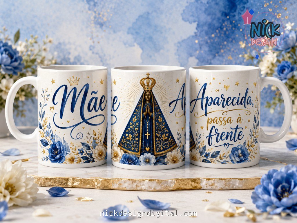 Pack Nossa Senhora Aparecida 2026 - Artes Canecas - Imagem 26