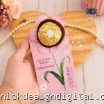 Cartao Ferrero Rocher - Outubro Rosa