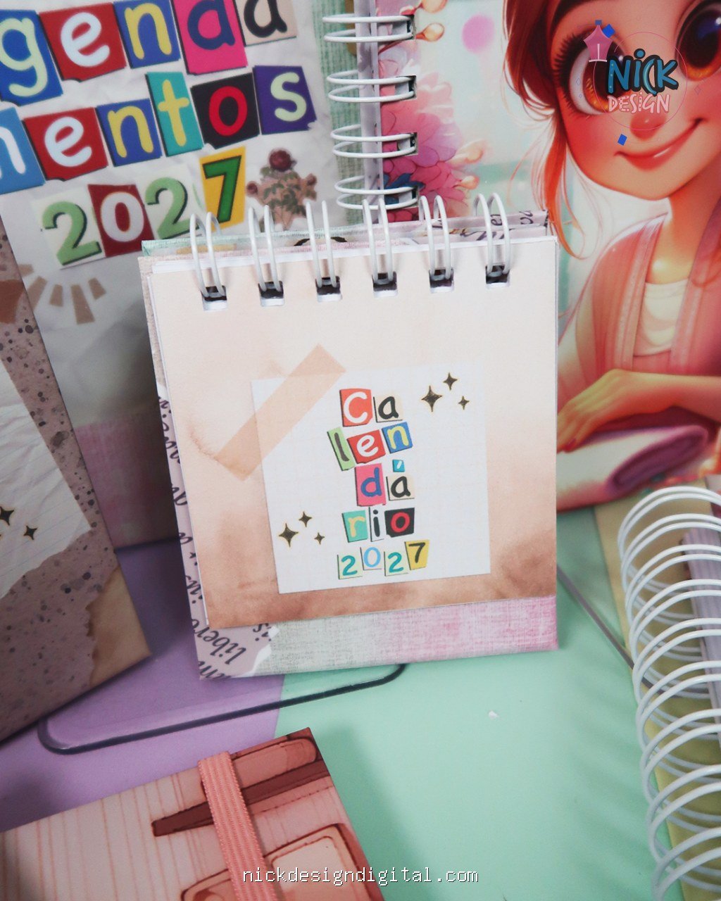 Coleção AGENDAMENTOS 2027 (Mimos Personalizados) - Imagem 22