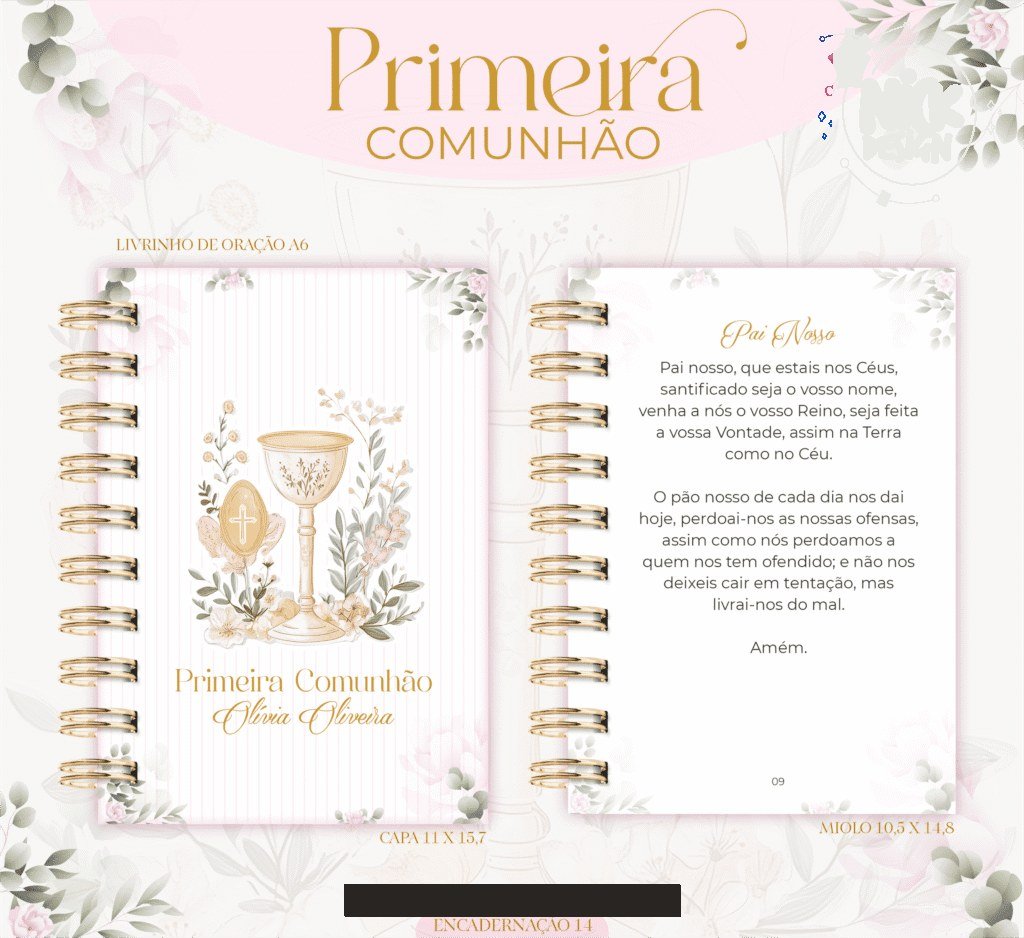 Kit Primeira Comunhão Menina (Lina) - Imagem 1