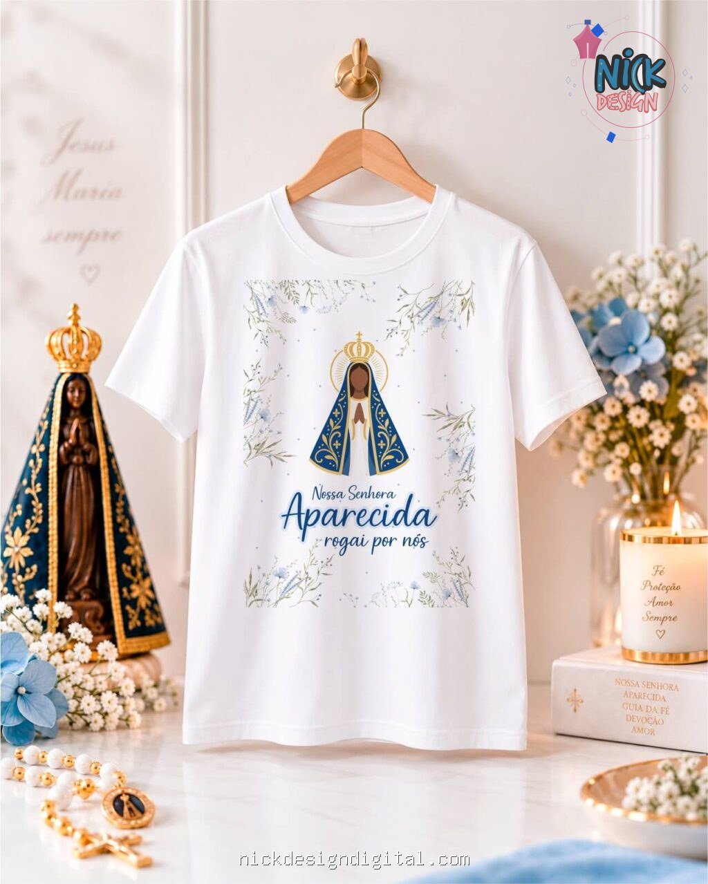N. Senhora Aparecida - Artes Camisas - Imagem 9