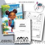 Kit Caderno com Atividades de Alfabetização Escolar – Feminino e Masculino (Re Castori)