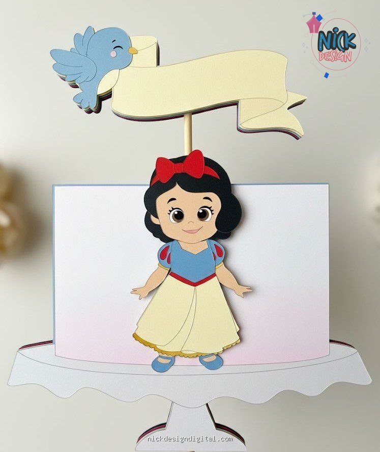 Branca de Neve - Topo de Bolo