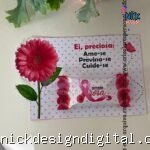 Kit Card balinha Outubro Rosa