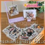 Kit 6 chaveiros tipo polaroid – Dia dos Pais (Iza)