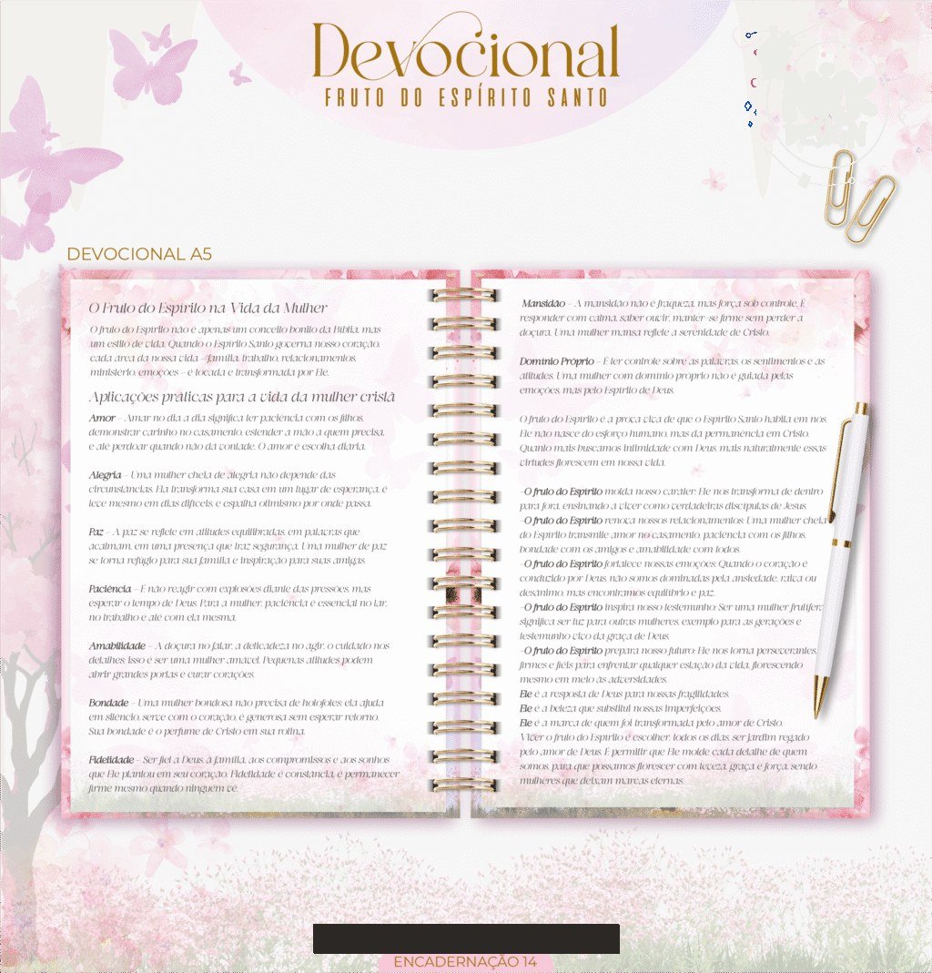 Kit Devocional - Fruto do Espirito Santo (Lina) - Imagem 2