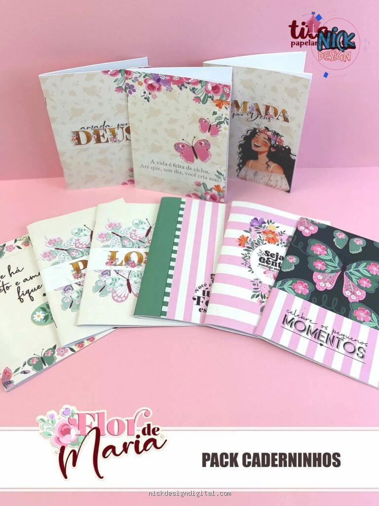 Flor de Maria - Caderninhos (Tita)