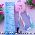 Caixa/Adesivo - Caneta Personalizada Para Professora