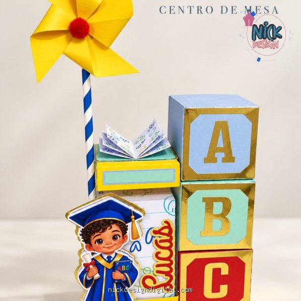 Centro de Mesa ABC Menino