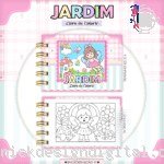 Jardim - Mini Livro Colorir (Lina)