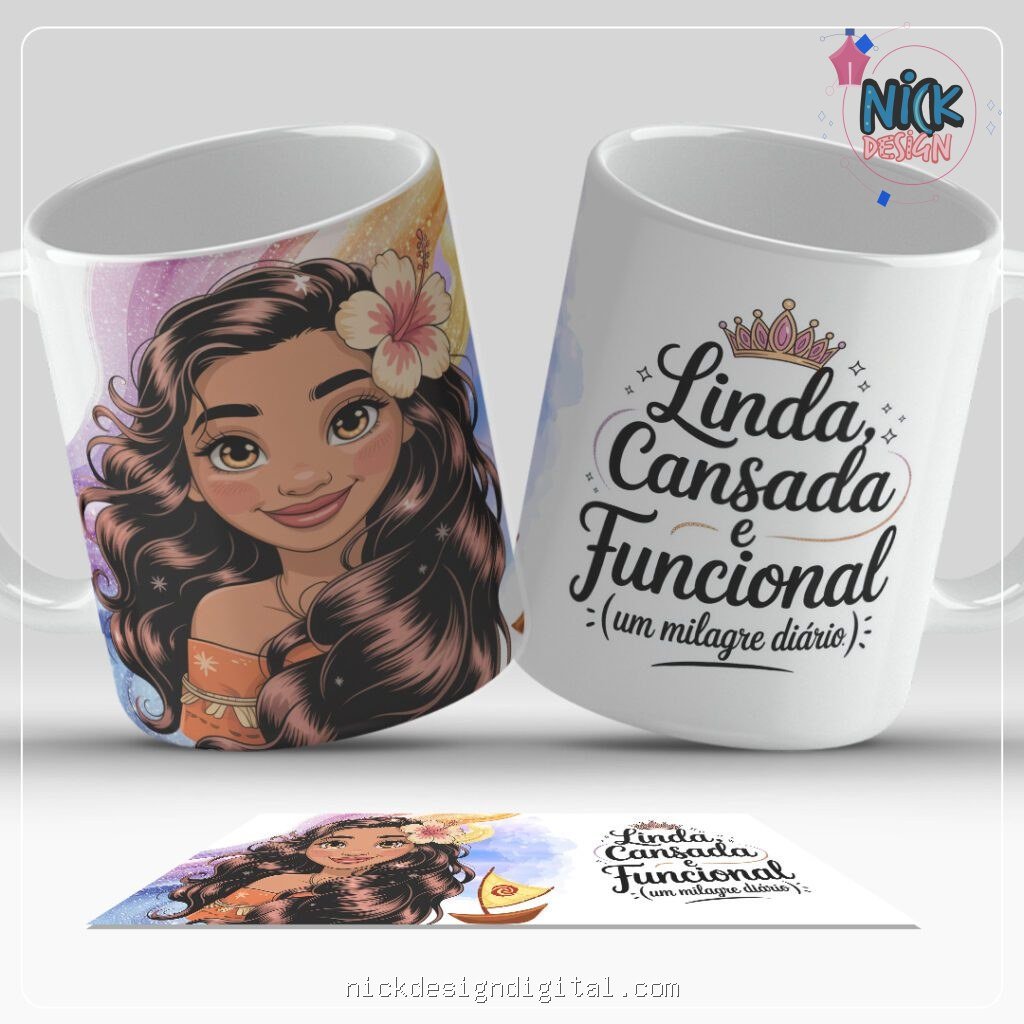 Vida de Princesa - Artes para Caneca