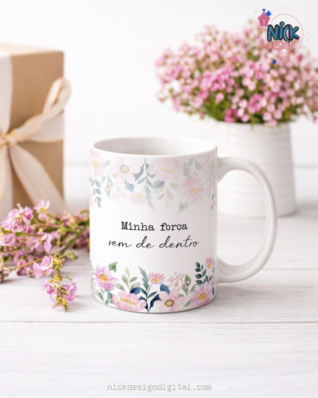 Frases Florescer - Artes para Caneca - Imagem 18