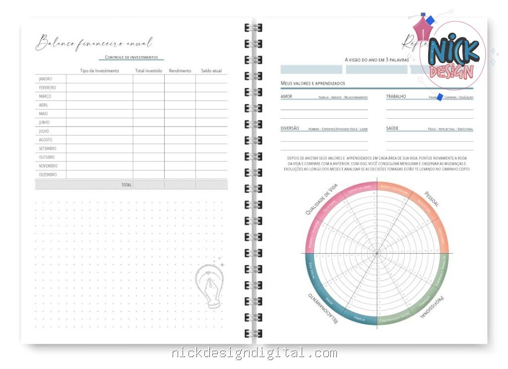 Miolo Planner Joy 2027 (Trilha de Papel) - Imagem 13