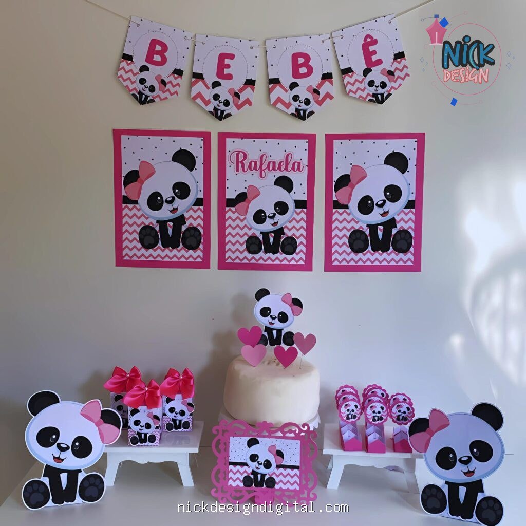 Panda - Kit Festa Pronta - Imagem 1