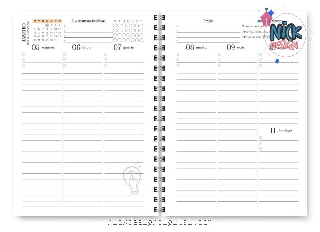 Miolo Planner Spring 2027 (Trilha de Papel) - Imagem 22