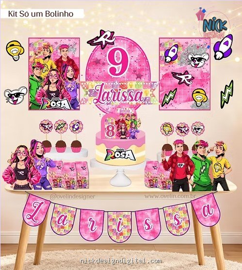 Dos Rosas - Kit Só Um Bolinho - Imagem 1